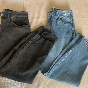 Madewell Perfect Vintage Bundle! Set of blue and dark rinse jeans